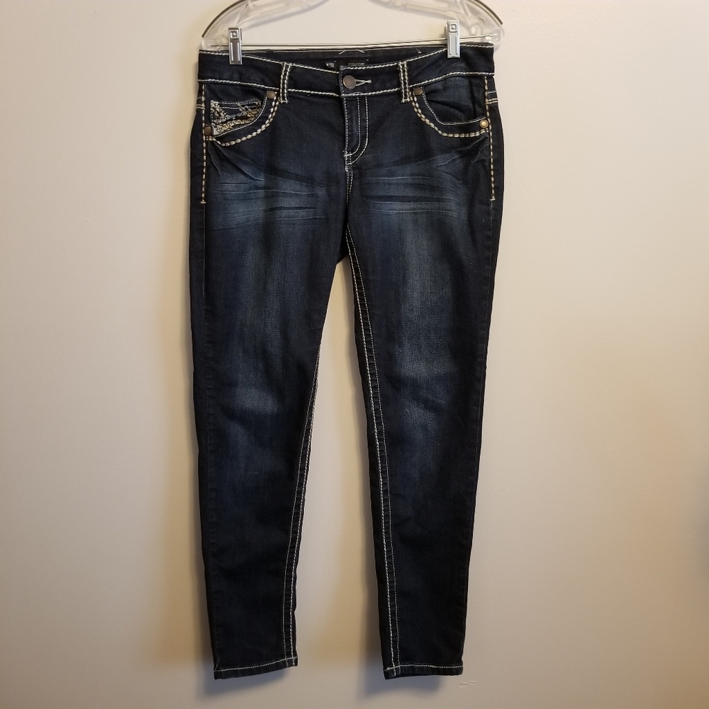 Maurices Dark Wash Skinny/Jegging Jeans